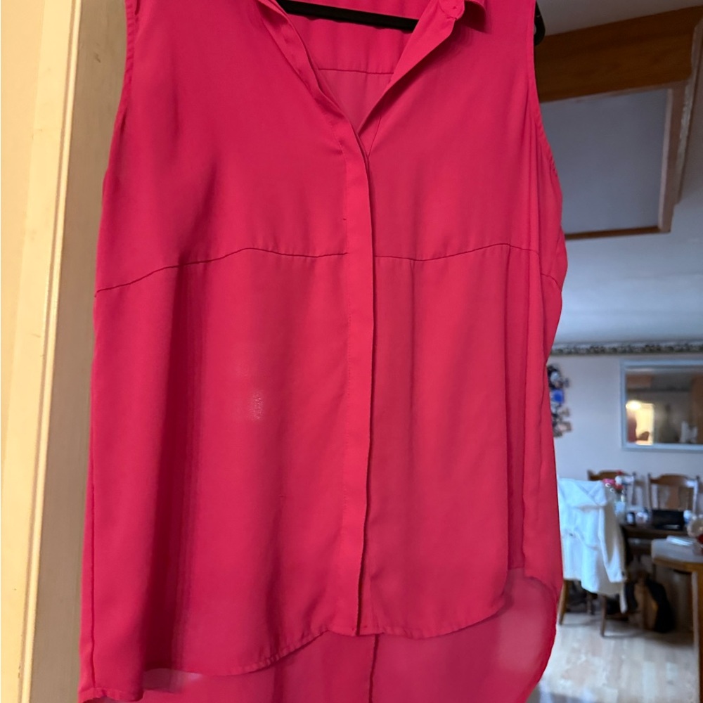 Apt. 9 Vibrant Pink Blouse